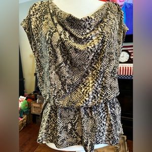 Snake blouse by dress barn! Size L